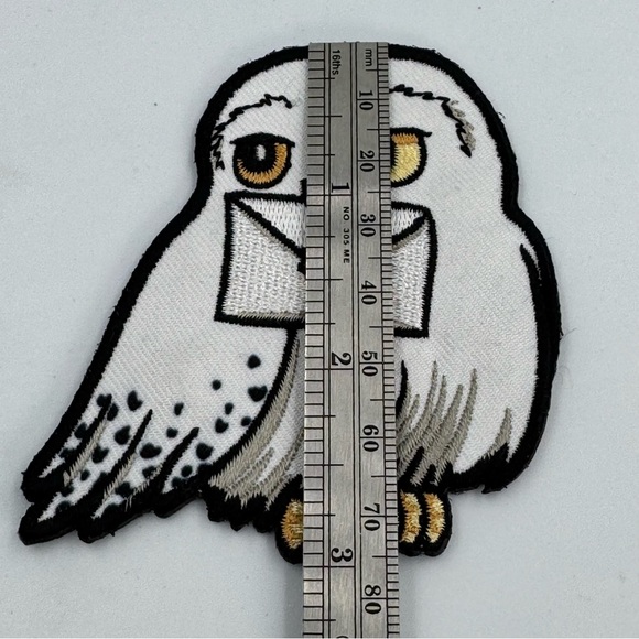Loungefly Hedwig With Letter Iron On Patch Harry Potter Owl Hogwarts Snowy Owl - Picture 2 of 4